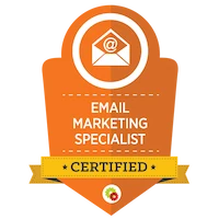 email marketing specialist badge from digital marketer